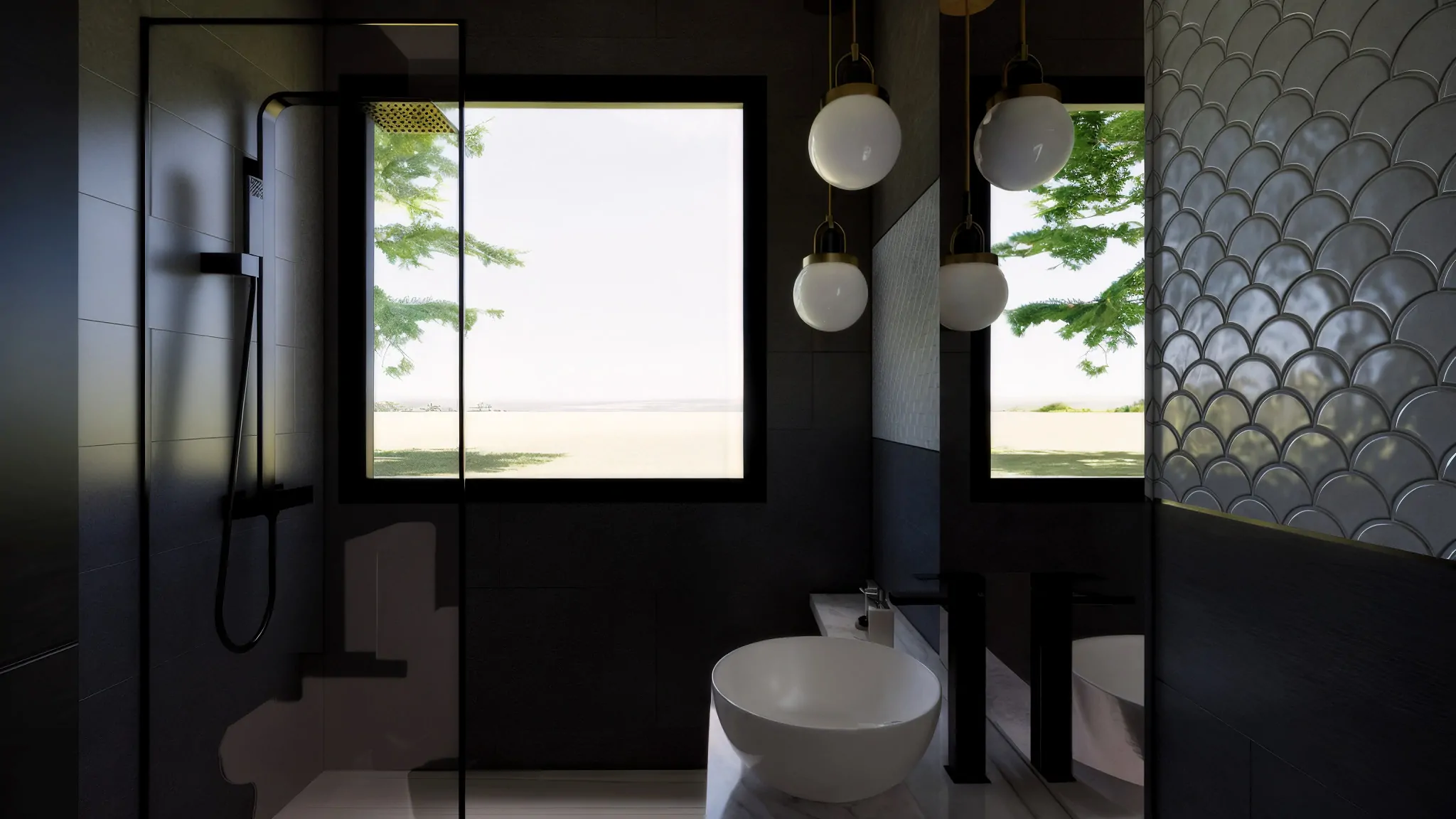 Steel Frame detalle baño